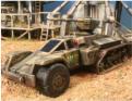 The Wolverines' prime mover is the small KleineKrad half-track