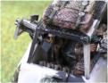 Slammers M9 combat car in unusual dazzle pattern