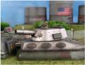Slammers M53 20cm Rocket Howitzer and support vehicles