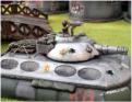 Slammers M2A1 tank - note damage to iridium hull and turret