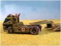 WRY Infantrtyman rides flatbed tank transporter