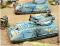 GD806 Double 18cm Mortar and 15cm Artillery piece with infantry in hard suits