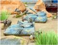 GD806 Double 18cm Mortar and 15cm Artillery piece with infantry in hard suits