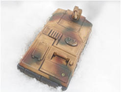 Broglie's Legion APC sinking into soft snow