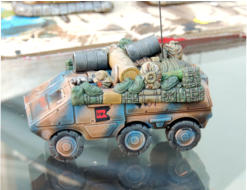 Sincanmo Federations' Chief Diabate in his 6 wheeler heavy technical almost finished. Lots of stowage!