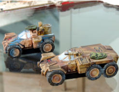 Sincanmo Federation Geckos and Goannas: both need details added and the blue windows put on with Tamiya Clear Blue