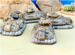 Solace MICV and command vehicles from the Elite Cavalry Detachment
