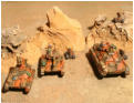 Ariete Division Chariot light APC, Puma light tank and Lynx ICV with 'Palug' Remote Control vehicles. 