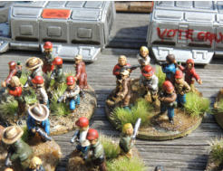 Solace Freedom Fighters - various groups of GZG and Rebel minis
