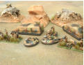 Broglie's Legion tank, Jeeps and infantry