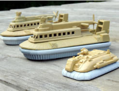 Solace Regular Army APC and two heavy aircushion vehicles - GZG Gauntlet and Matchbox