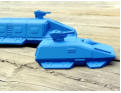 Old Crow vehicles - with police vehicle in front - forSolace Militia