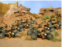 Wrangel's Legion infantry on trikes