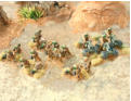 Wrangel's Legion infantry on foot and on trikes