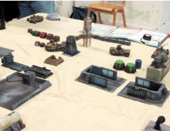 Thunderbolt Br47 Calliope: 8 turret mounted 3cm Powerguns in the center of the picture