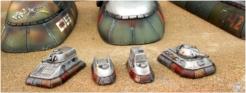 Hog, M9A10 Flatbed, Command Car and Blower