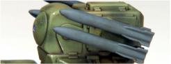 The dangerous part - the turret of a GD808 Damselfly Anti-tank missile launcher with heavy ATGWs