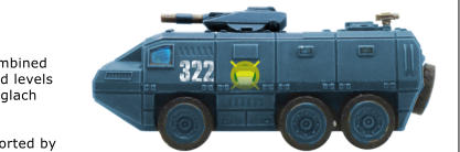 The Centurion Attacker 204 is armed with a 10cm powergun and is used only by the Fianoglach 