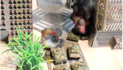 Clarks Commandos lose their APC - and almost lose their sniper - along with a Hiroseki Shaman - early on as they pass the HQ