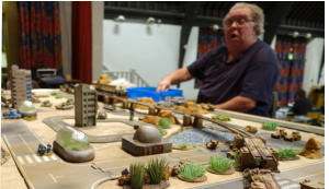 Jim Clark fielding his Hiroseki for the first time at the Warlords in 2015