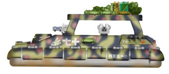 Mitsusaki Ind. Mantra Combat Car with three 1cm gatling positions