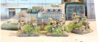 Flaming Sword of the Holy Brotherhood infantry with a GS1107 APC
