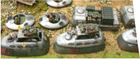 Slammers supply column with M9s, jeeps and GD800 trucks