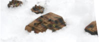 Broglies Legion M12A1 tank destroyer and jeeps in snow