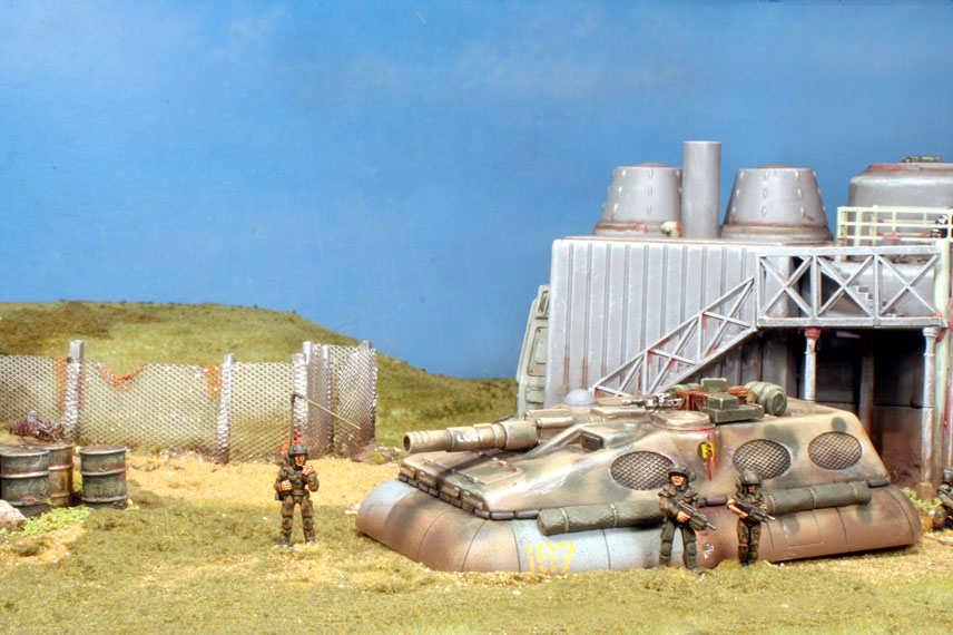 lomg shot of baffin tank deestroyer