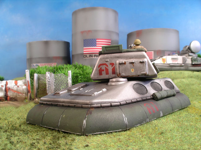 hog rear of turret when rotated