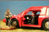 28mm/30mm scale Corgi SPC with 28mm figure for size