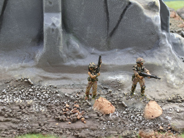 shotgun and wall
