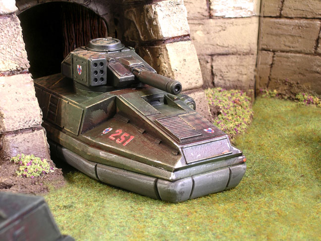 tank trought the gate