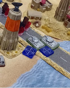slammers blowers targetted by artillery