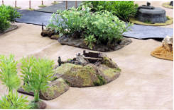 Stewart emplaced anti tank gun