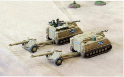 Two Stewart Kunitsas towing their Anti Tank guns