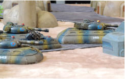 Lightning division push on down the road with blower tanks and a calliope