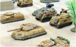 Stewarts advance with Apollos and Kunitsas with support from a UDB calliope