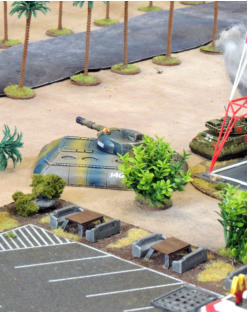 Lightning Blower makes a dash for the objective - the radio mast
