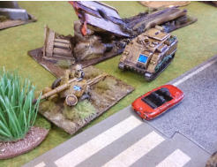 Stewart AT gun is deployed