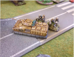 Stewart APC debusses troops