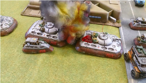 Slammers Blower explodes