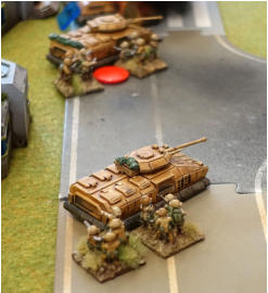 Stewart APC debusses troops