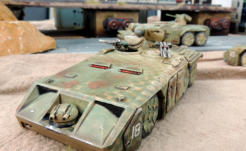 Combat Car with brasswork fitted (the roof is not stuck on)