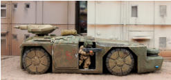 Flamingo Girl - another heavily loaded combat car