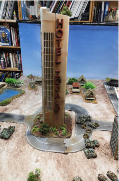 The objective for the Slammers and Sincanmo - the Hotel Zocalo