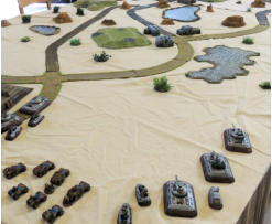 Slammers deploy with Sincanmo: Des Grieux is in the middle blower tank, right of picture