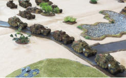Thunderbolt tanks on the road