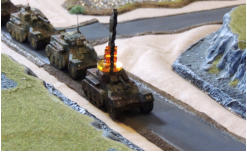 Thunderbolts lose the lead tank on what is to become the road of death