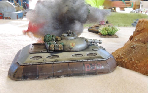 Slicks tank burns fiercely